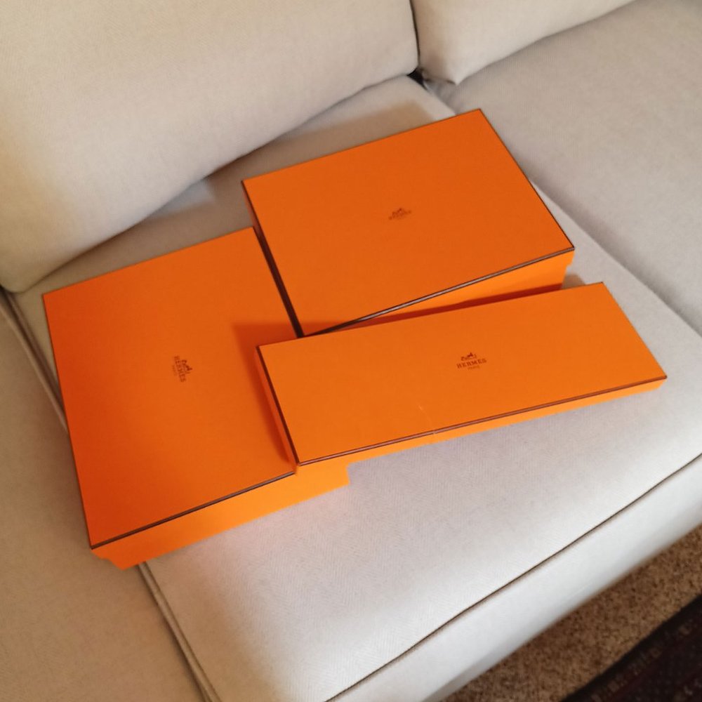 Set of Hermès boxes